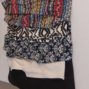 5 Leggings. Different brands. Size M. Pre-owned good condition.